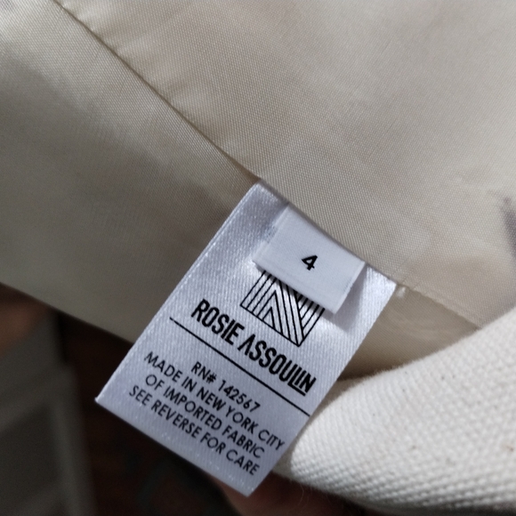 Rosie Assoulin Women's Classic Cotton Blazer In Floral Small - Picture 7 of 9